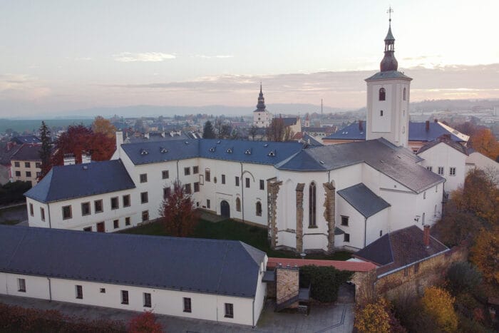 Lanškrounský zámek a kostel sv. Václava